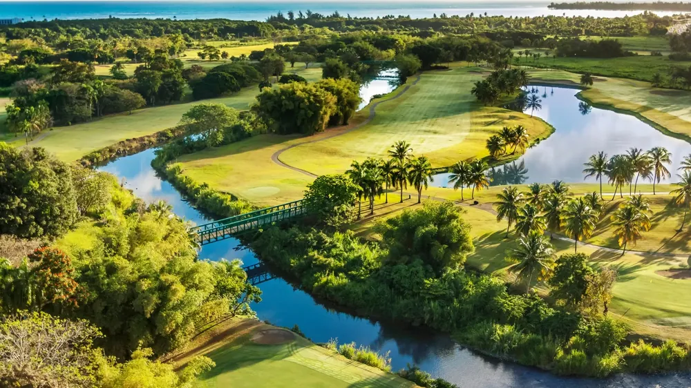 Rio Mar golf course from above